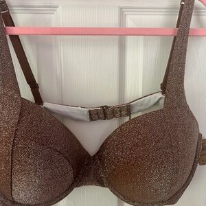 Victoria's Secret Glittering Brown Bra